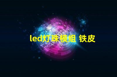 led灯珠模组 铁皮